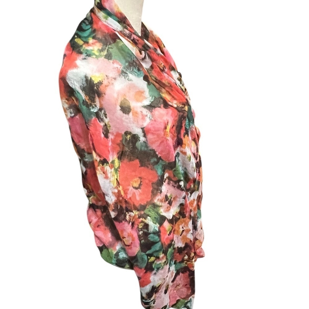 Floral Multicolor Scarf - Picture 4 of 6